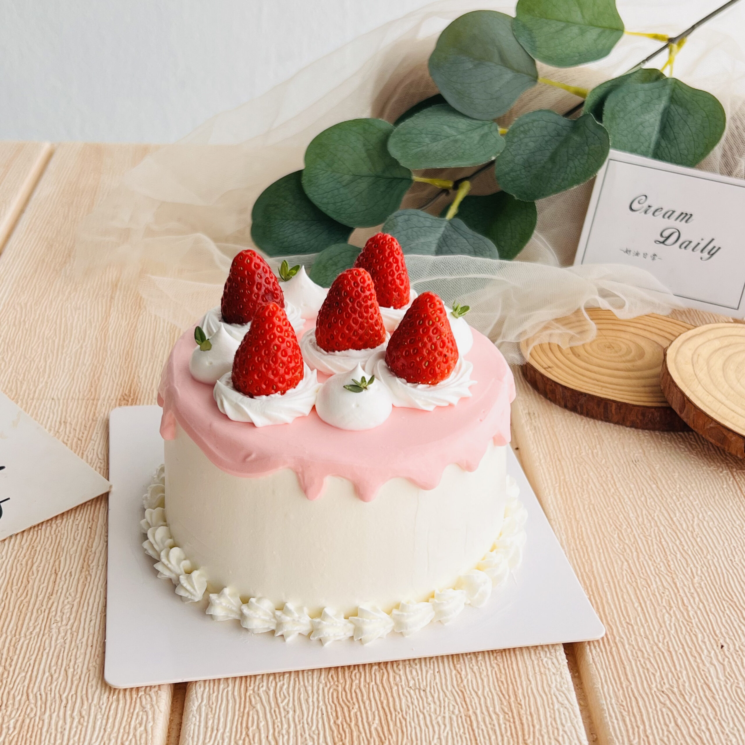 Strawberry Yogurt Cake 草莓优格蛋糕 - Image 2