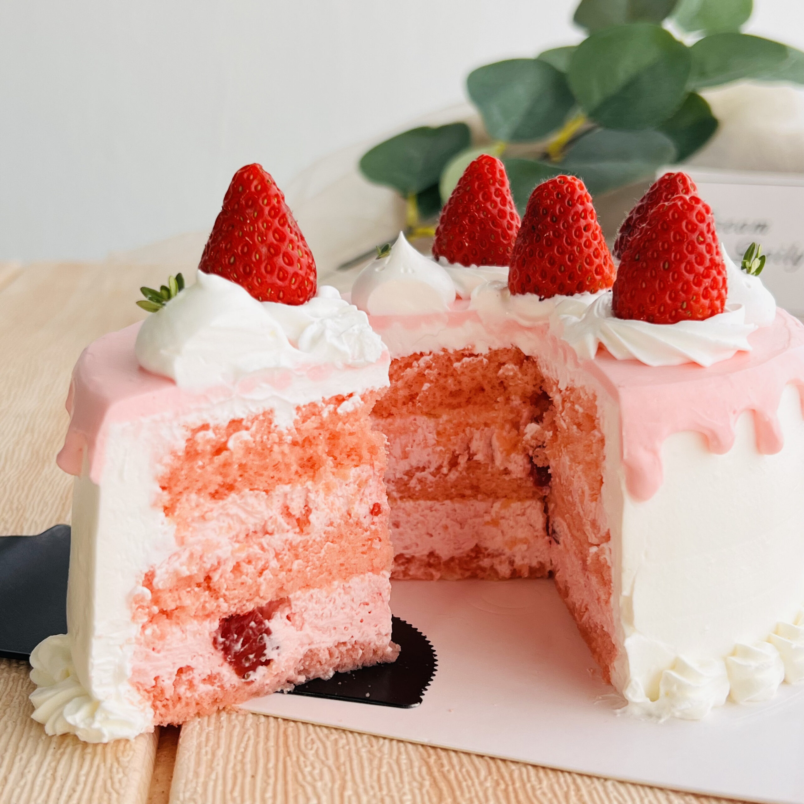 Strawberry Yogurt Cake 草莓优格蛋糕 - Image 4