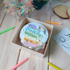 Bento cake-  Rainbow