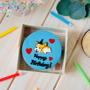 Bento cake-  Corgi design